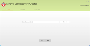 Lenovo usb recovery creator не удалось создать разделы